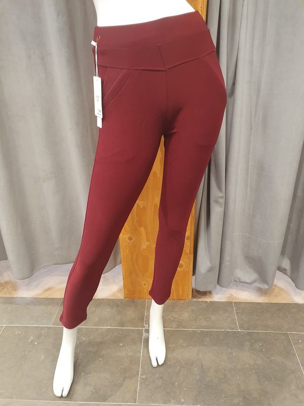 comfortbroek bordeaux (maten)