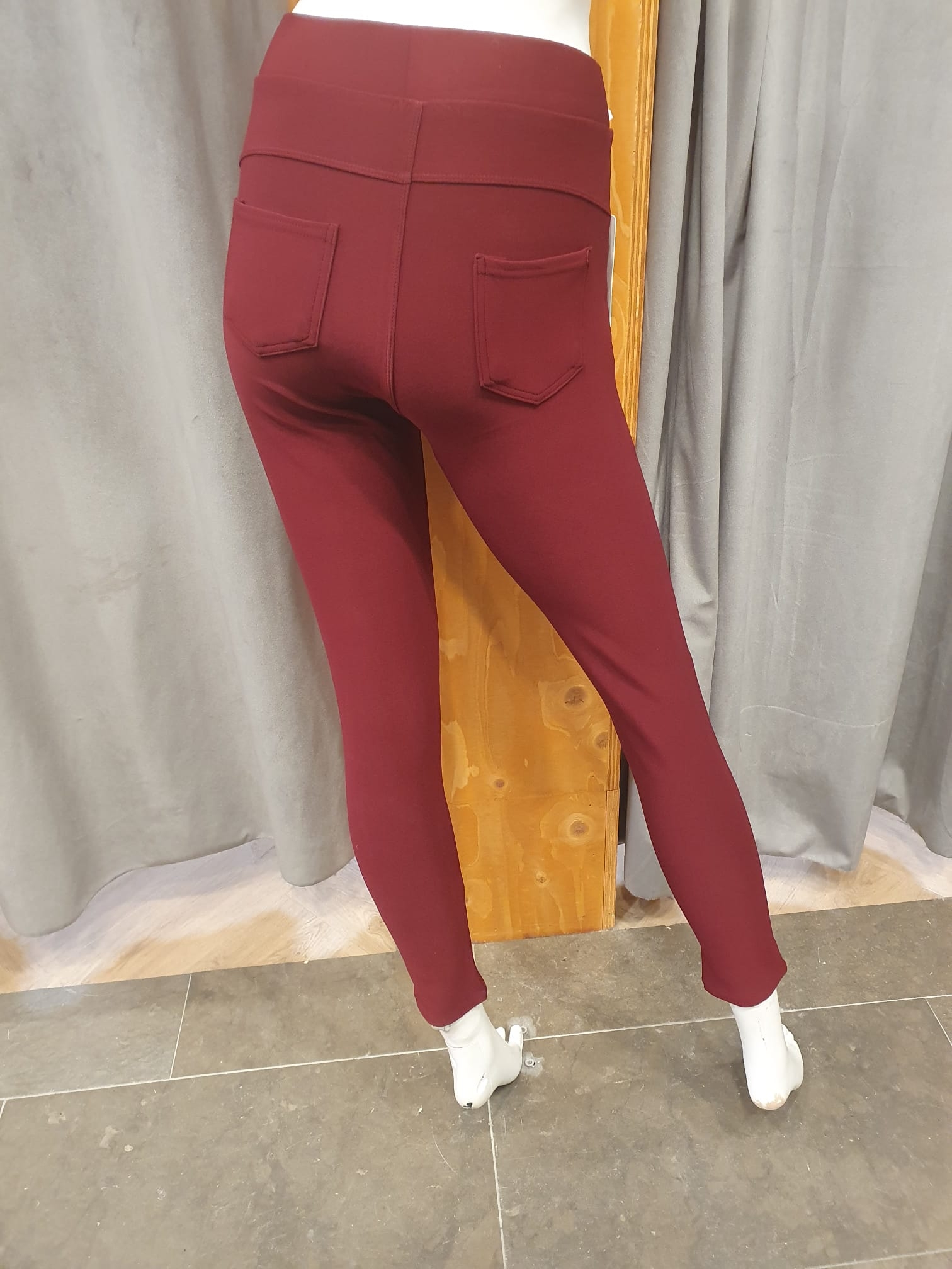 comfortbroek bordeaux (maten)