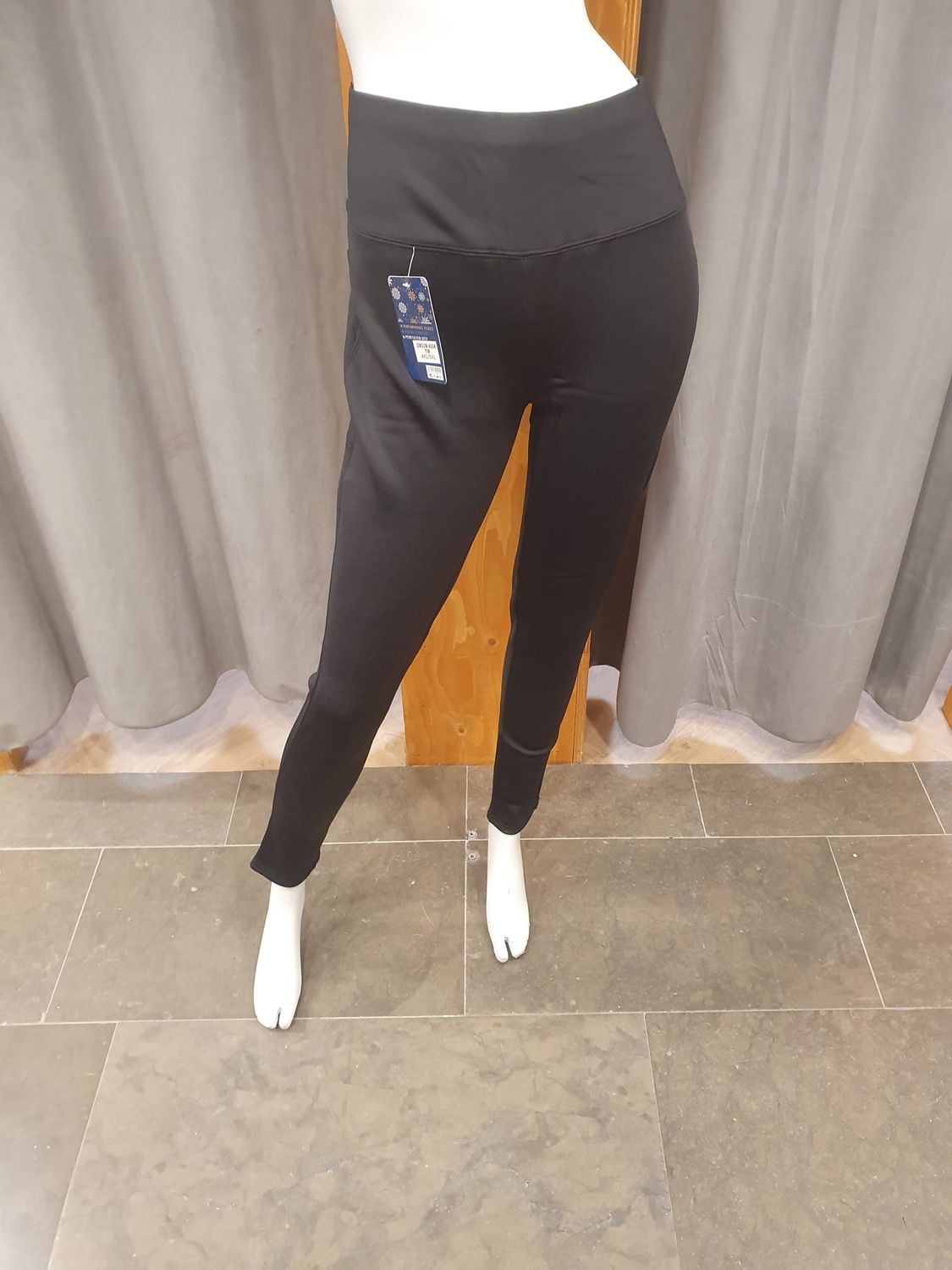 gevoerde comfy tregging  zwart 4/5xl 6/7xl