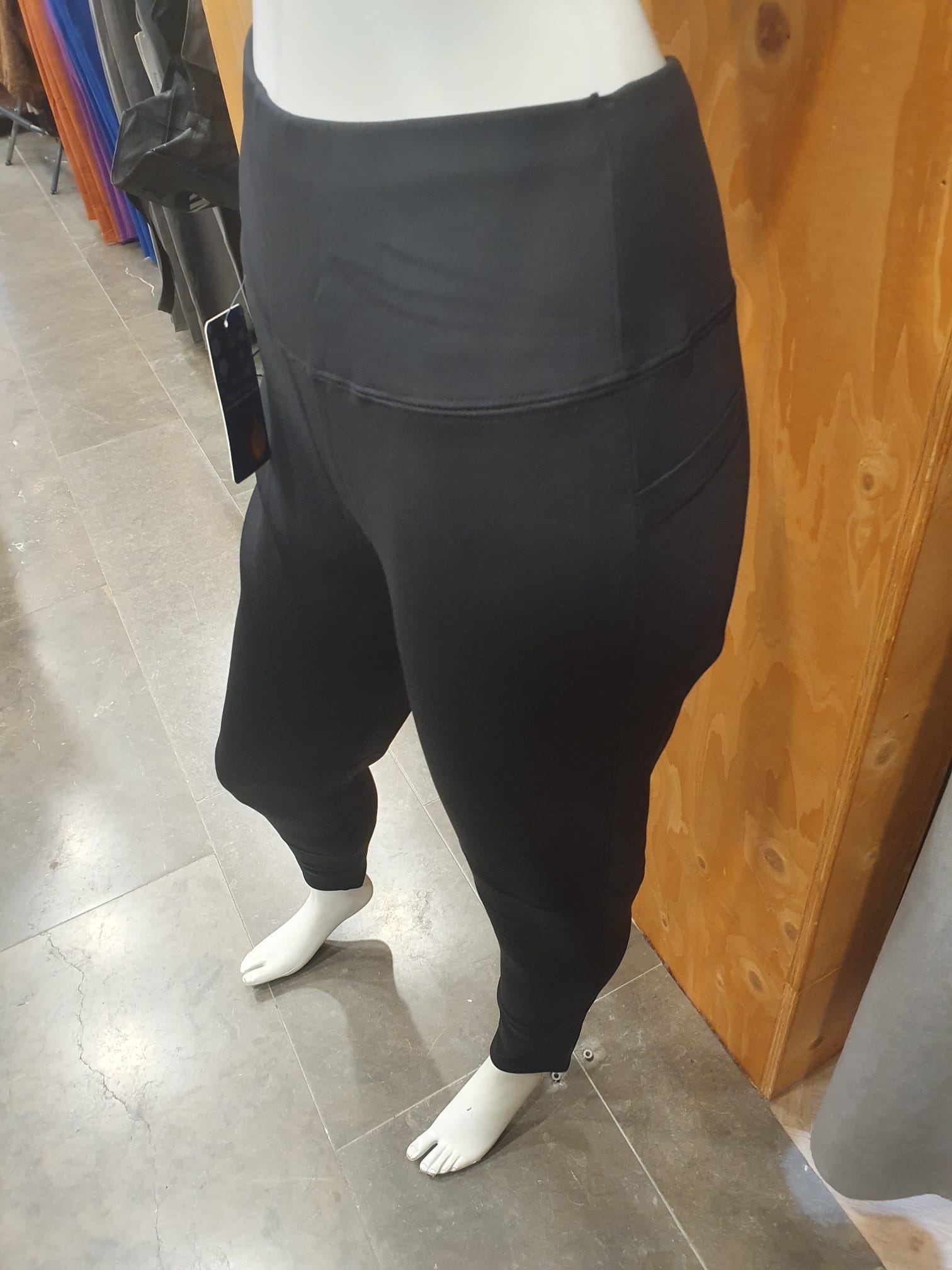 gevoerde comfy tregging  zwart 4/5xl 6/7xl