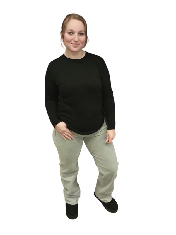 wide leg jeans gray 6537