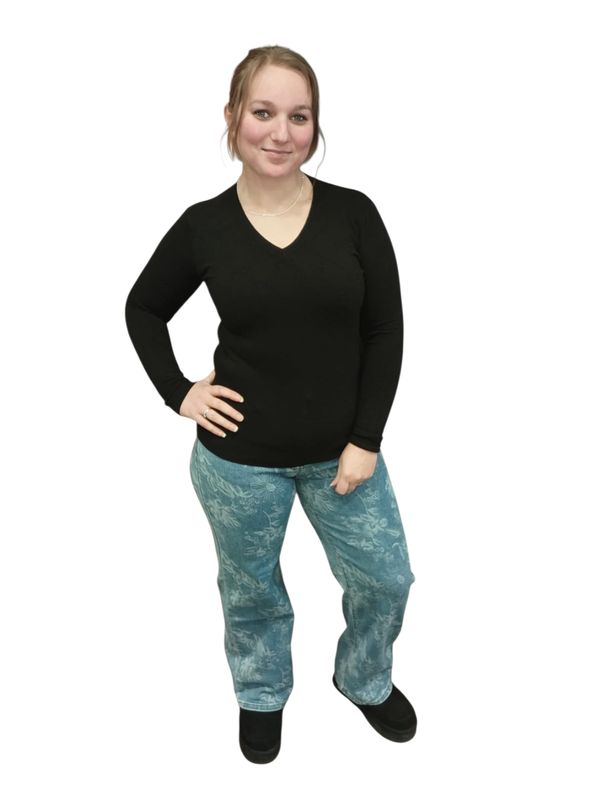 tussen trui laisa one size tot 42 zwart & groen tussen trui laisa one size tot 42 zwart & groen