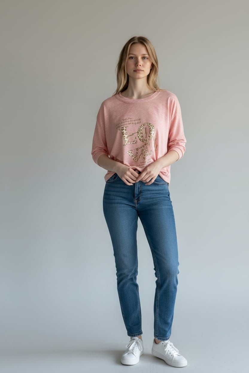 SALE Top Love one size tot 46(meerdere kleuren)