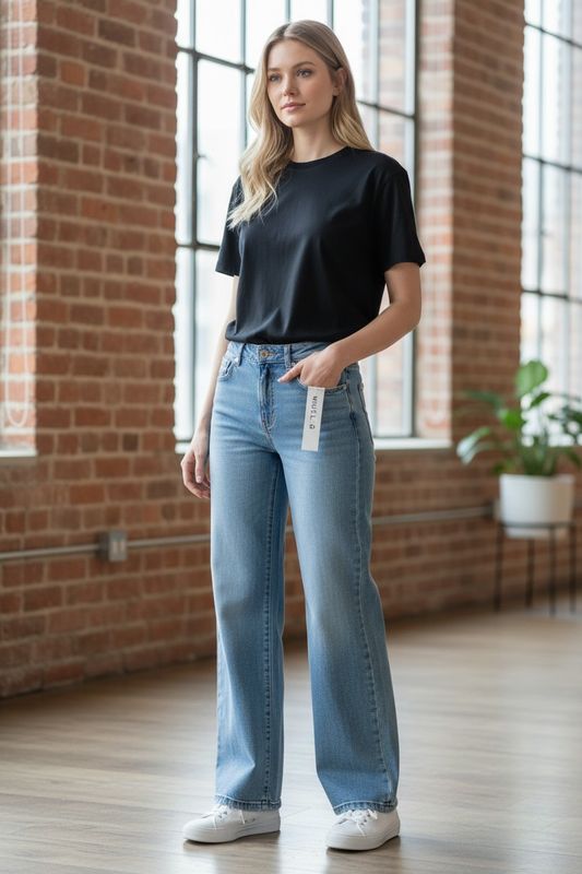 bs jeans wide leg 6588 maten 38 en 40