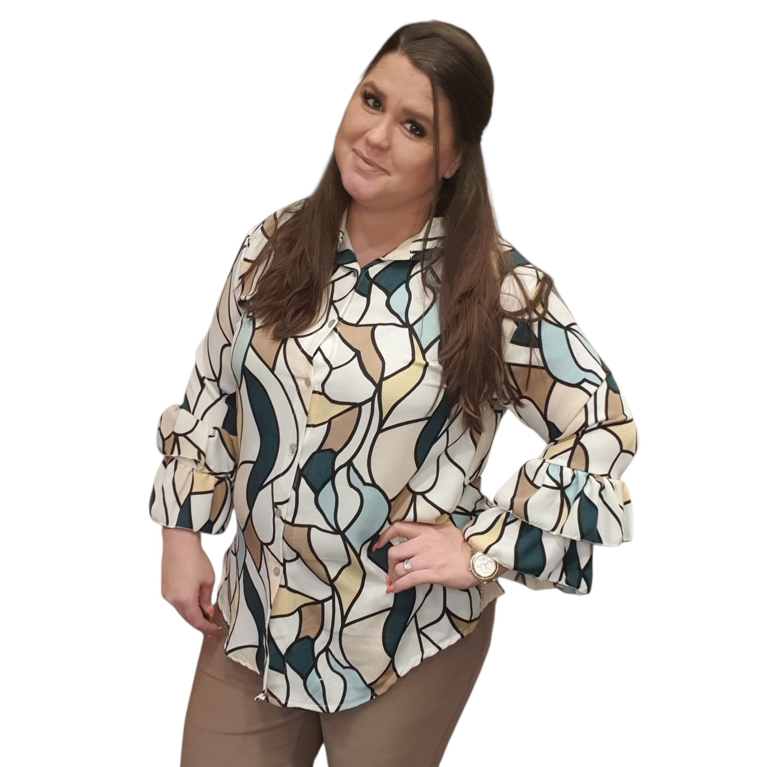 Blouse alina one size 40/48 (meerdere kleuren)