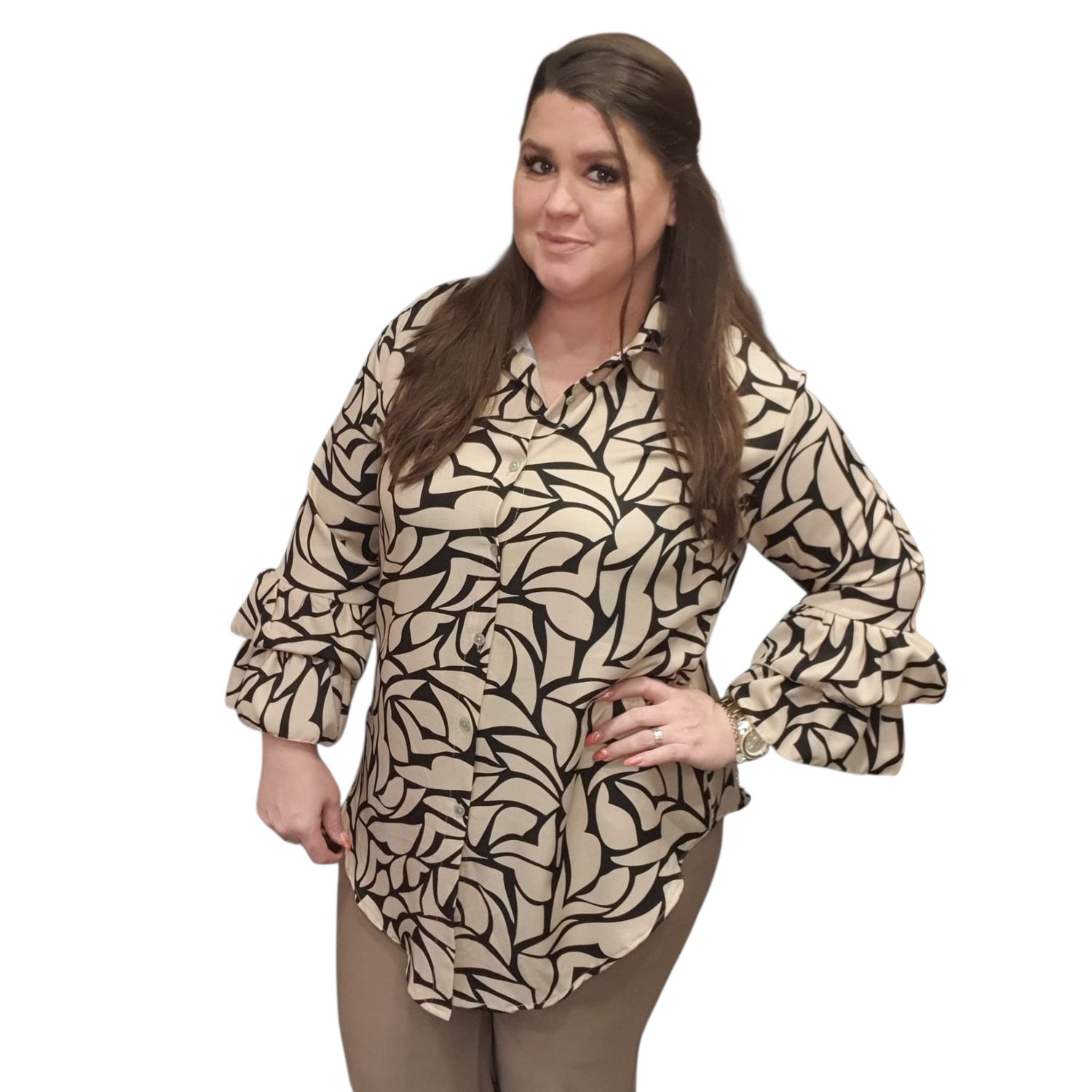 Blouse alina one size 40/48 (meerdere kleuren)