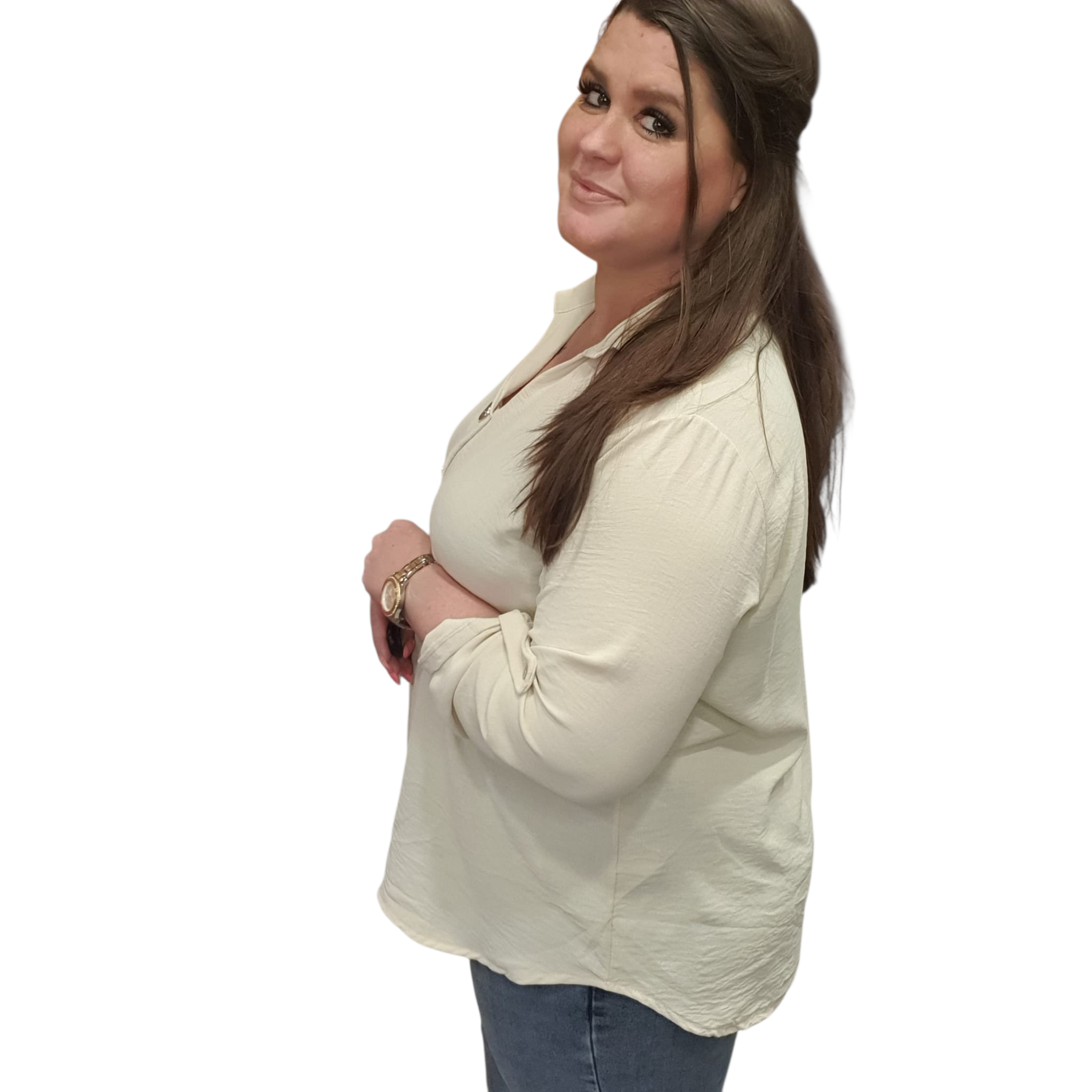 Prijsknaller abby blouse one size 40/46 (meerdere kleuren)