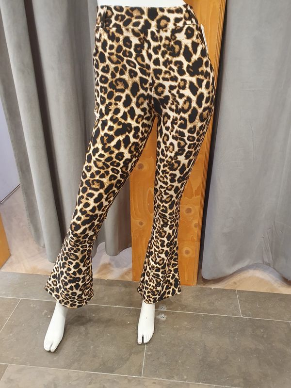comfortbroek flair panter donker (maten)