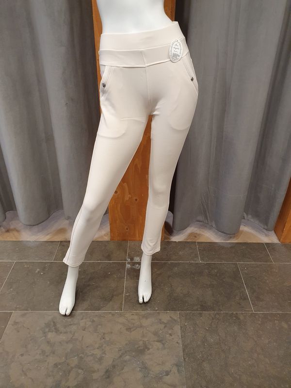 comfortbroek off white (maten)