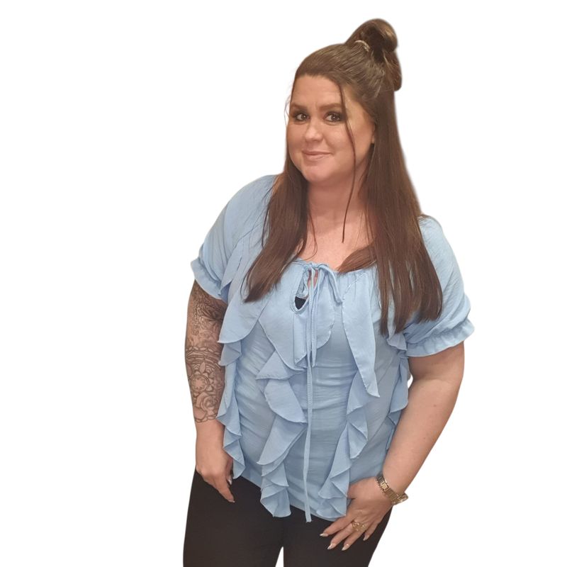 roesel on/off shoulder top brit one size 38/44 (meerdere kleuren)