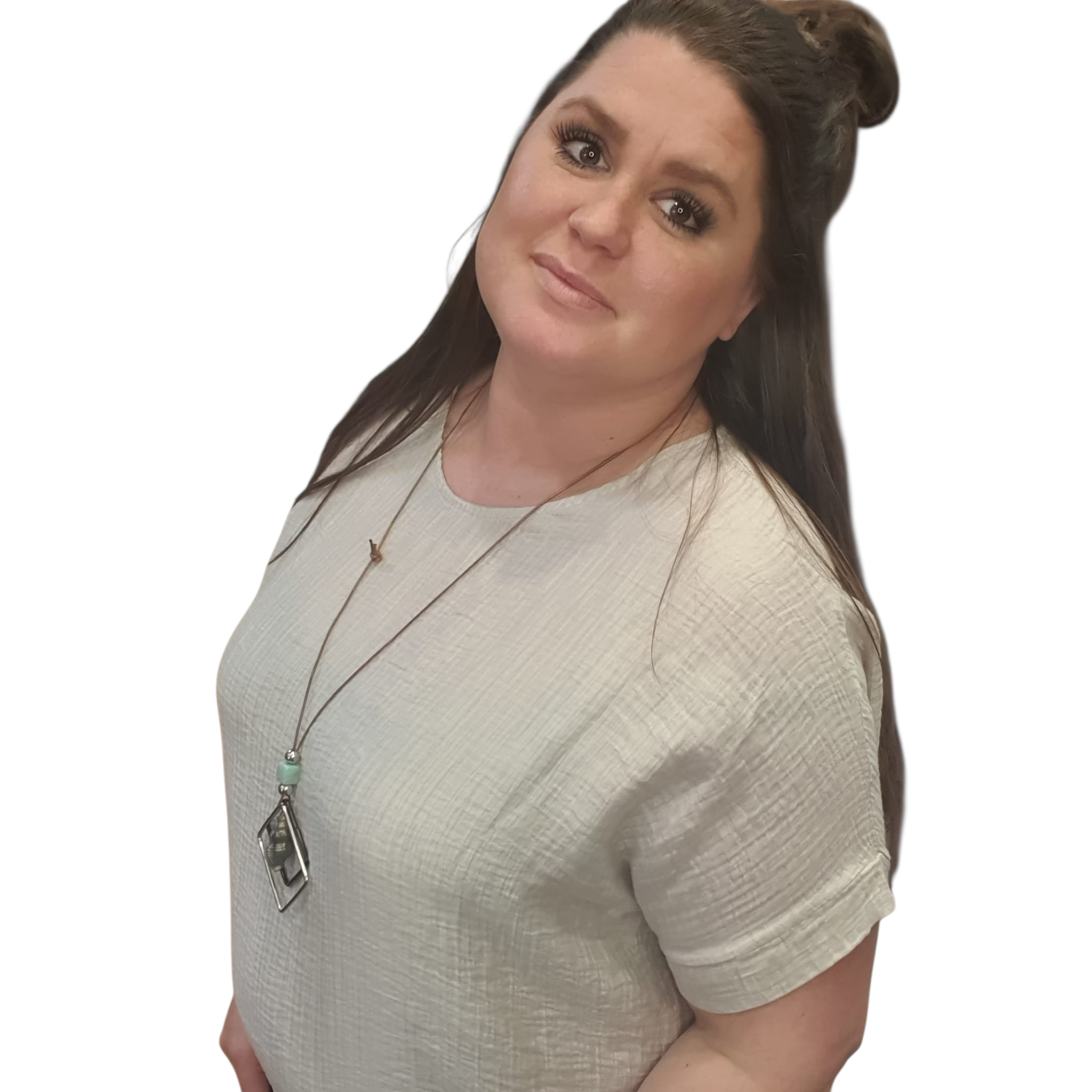 hydrofiele top brenda 40/48 met gratis ketting  ( diverse kleuren)