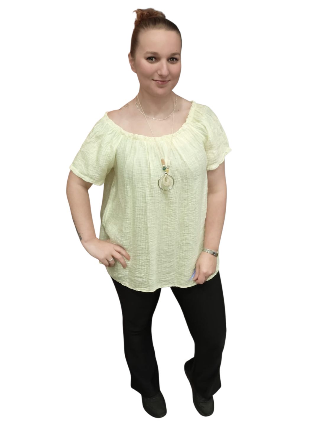 hydrofiele top cilou one size 38/44 met gratis ketting (meerdere kleuren)