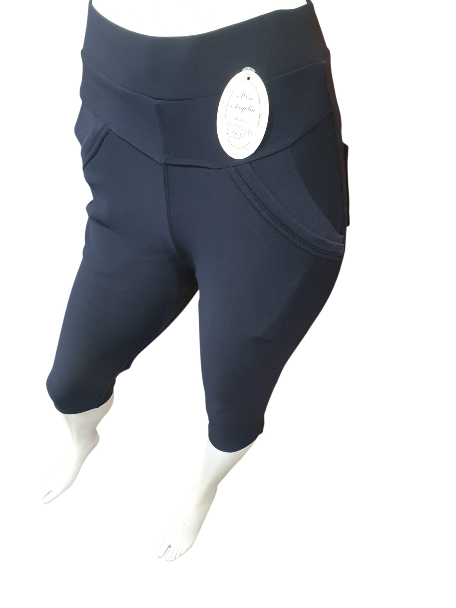 comfortbroek capri navy (maten)