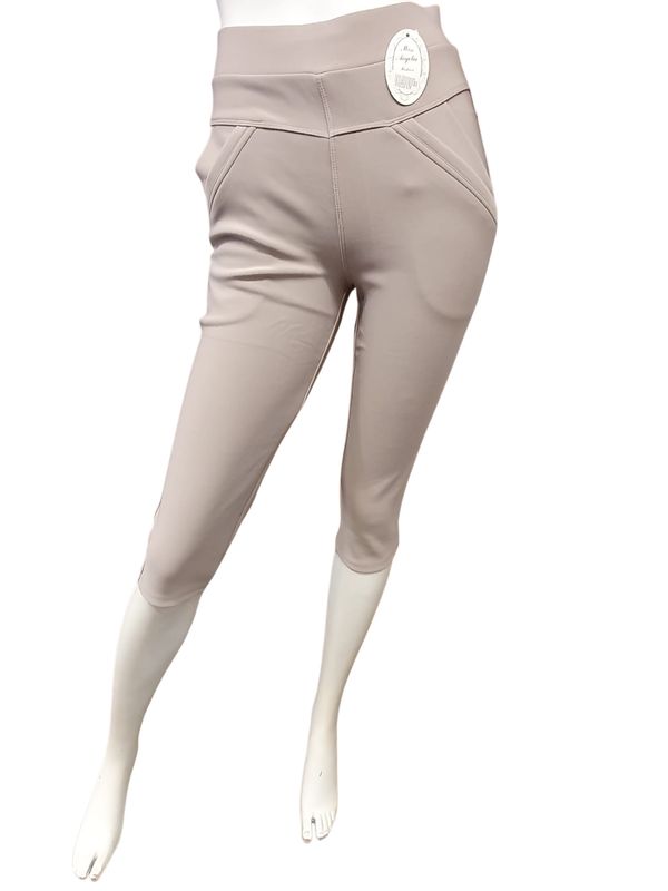 comfortbroek capri grijs (maten) comfortbroek capri grijs (maten)