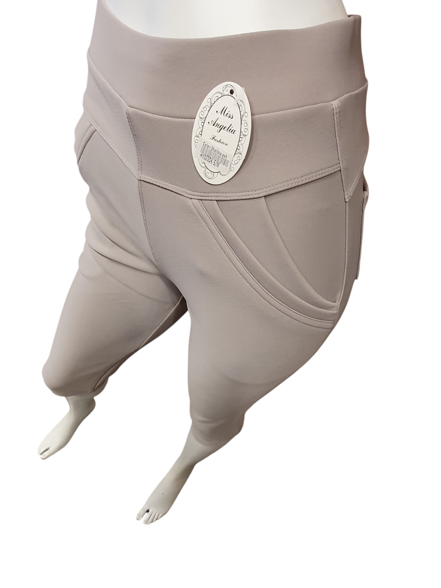 comfortbroek capri grijs (maten)
