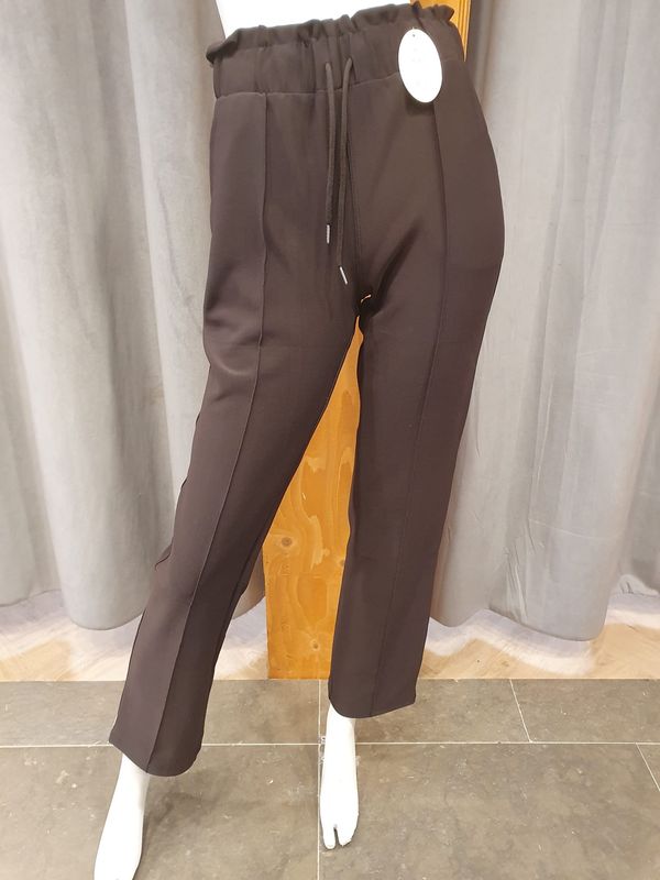 comfortbroek wide leg pantalon dark brown (maten ) comfortbroek wide leg pantalon dark brown (maten )