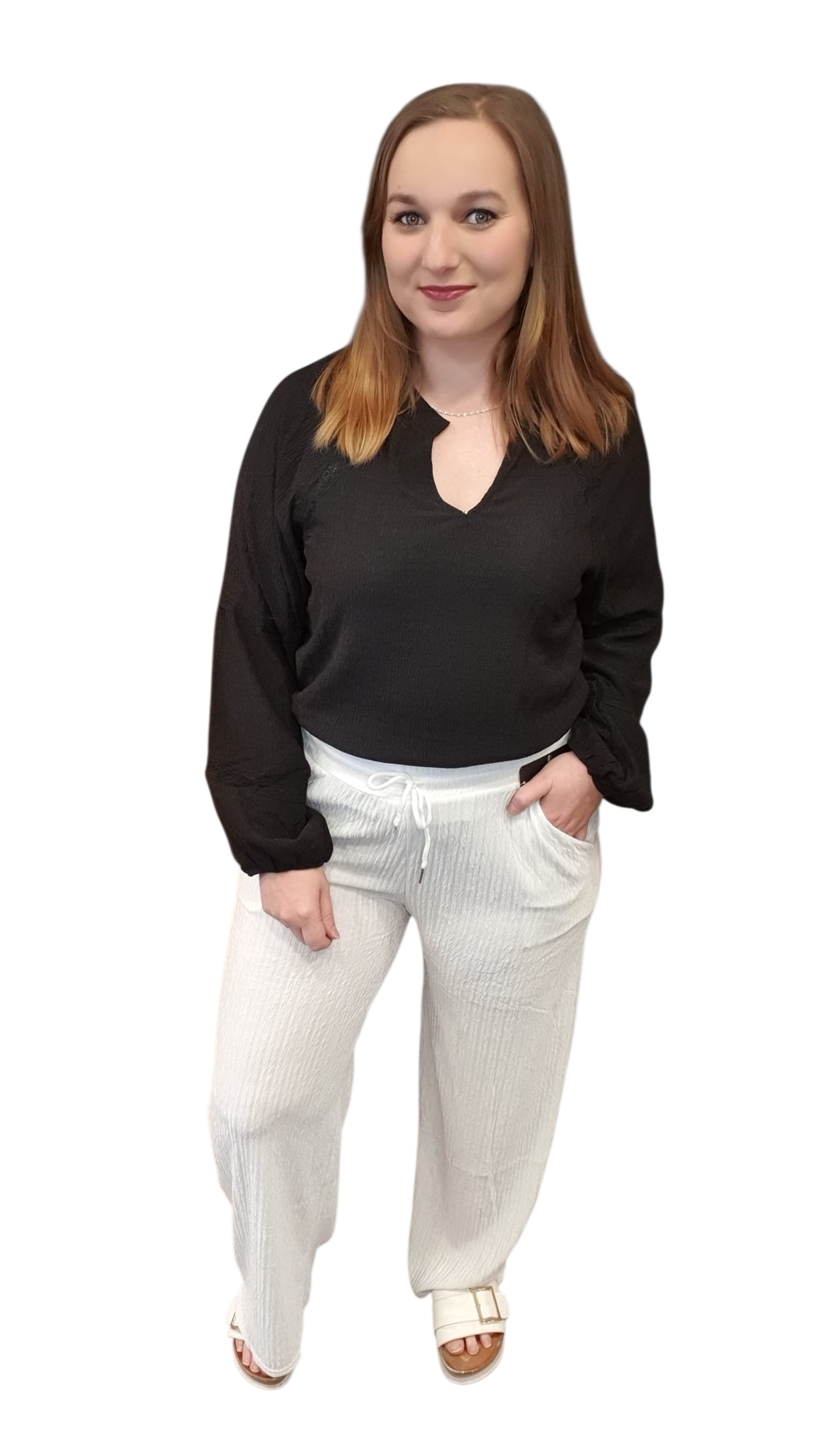 zomer broek floor (laatste stuks wit & beige ) s/m of l/xl