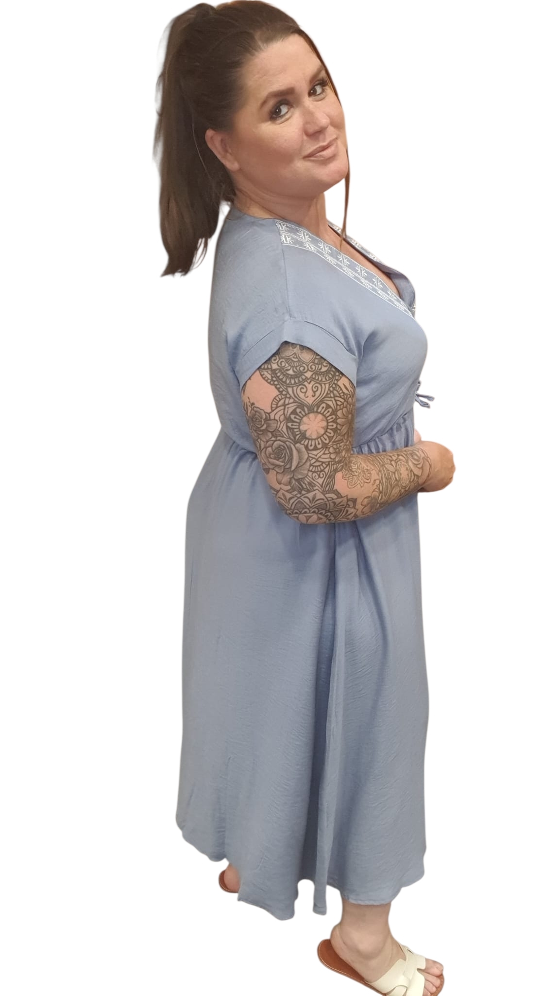 maxi dress fabienne (maten & kleuren)