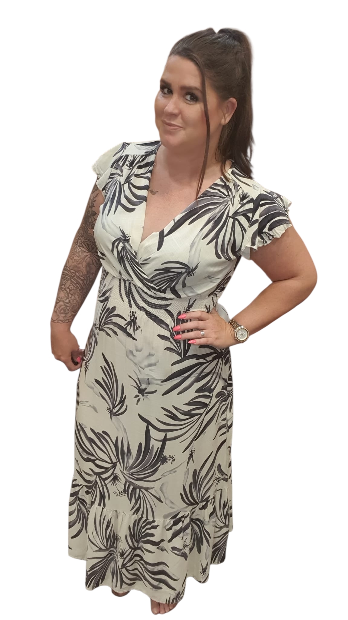 Viscose maxi dress Fabienne M/L