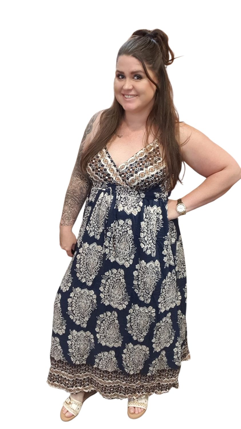 maxi dress evi xl/xxl maxi dress evi xl/xxl