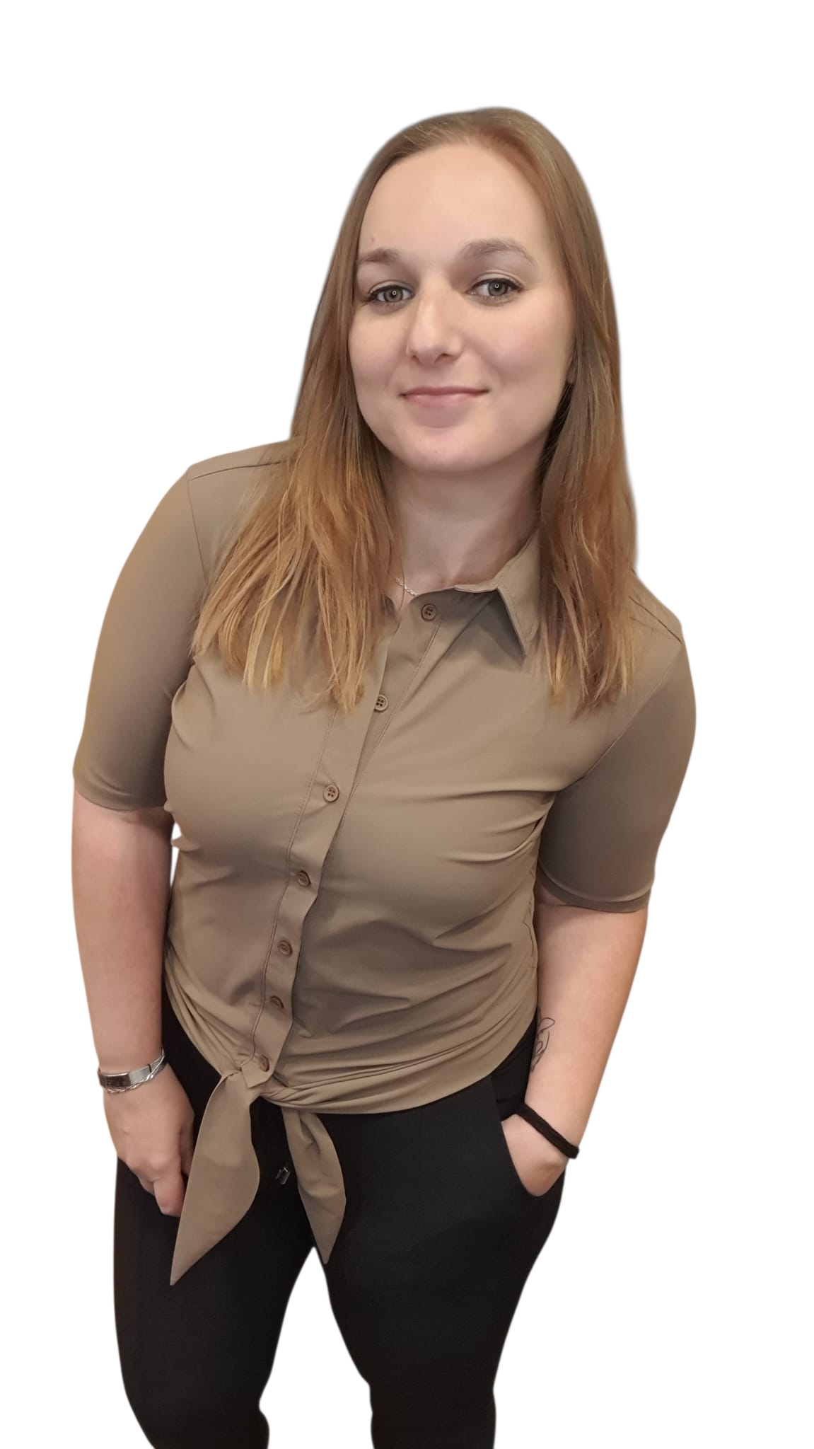 mooij travelstof top jade khaki