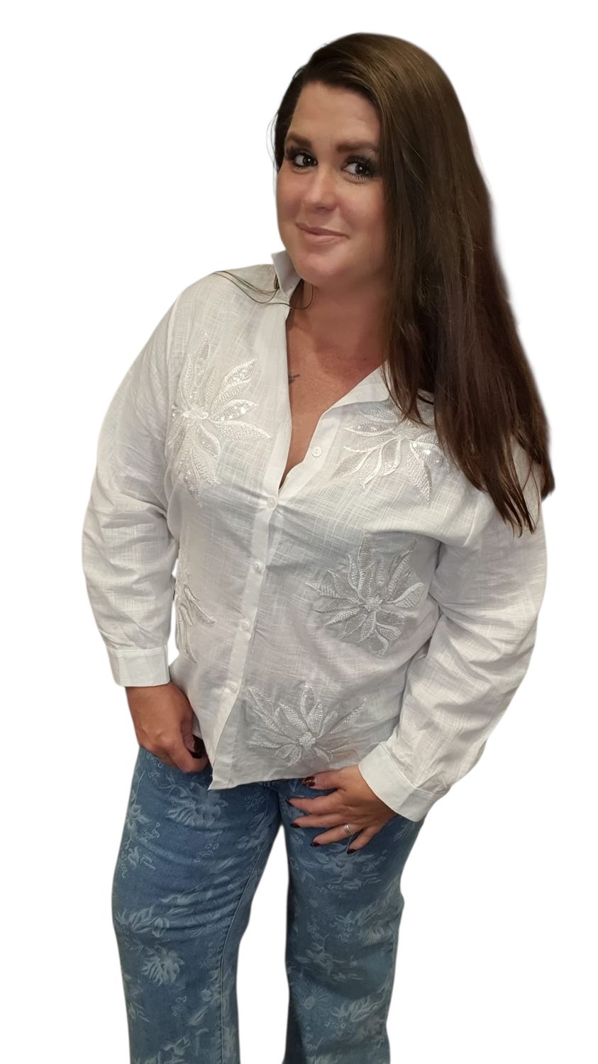 SALE katoene blouse kitty s/m l/xl SALE katoene blouse kitty s/m l/xl
