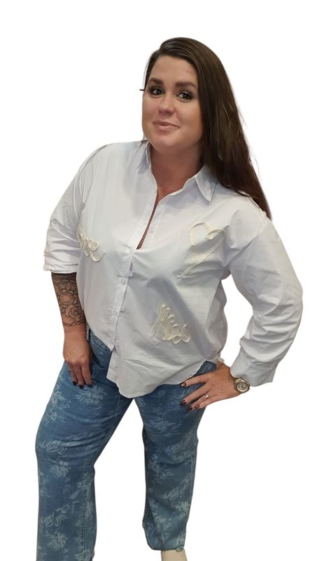 SALE Oversized katoene blouse kelsey s/m SALE Oversized katoene blouse kelsey s/m