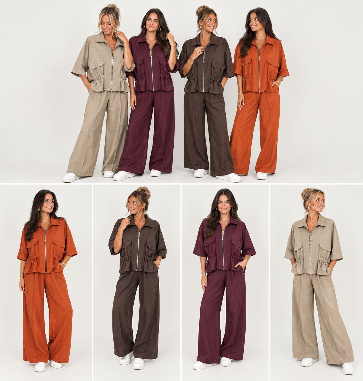 Nieuwe collectie sophie en me 2 delig pak kenzie (meerdere kleuren) Nieuwe collectie sophie en me 2 delig pak kenzie (meerdere kleuren)