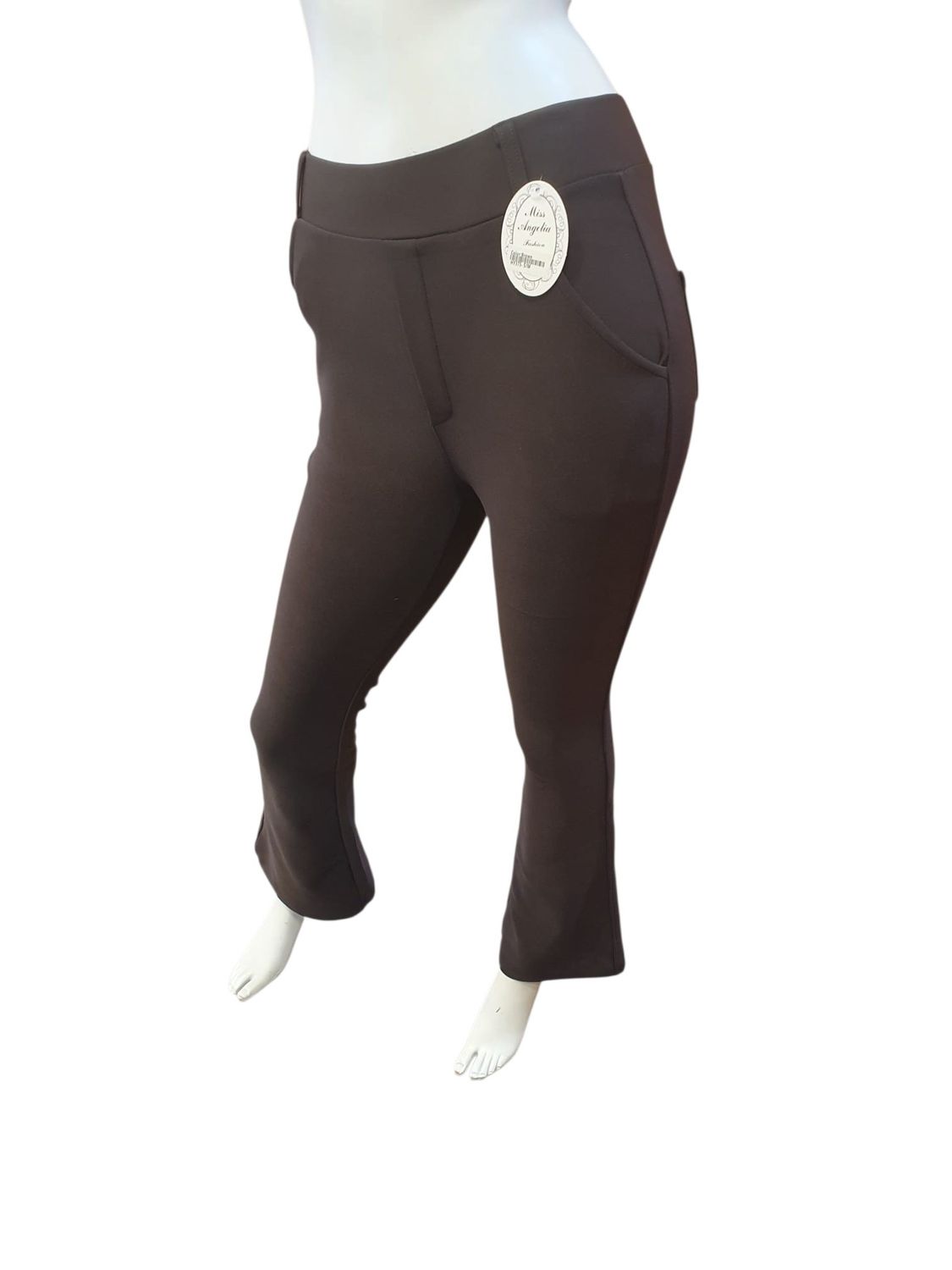 Comfortbroek flair bruin
