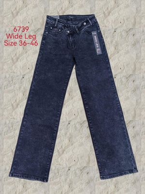 nieuwe collectie jeans wide leg 6739 nieuwe collectie jeans wide leg 6739