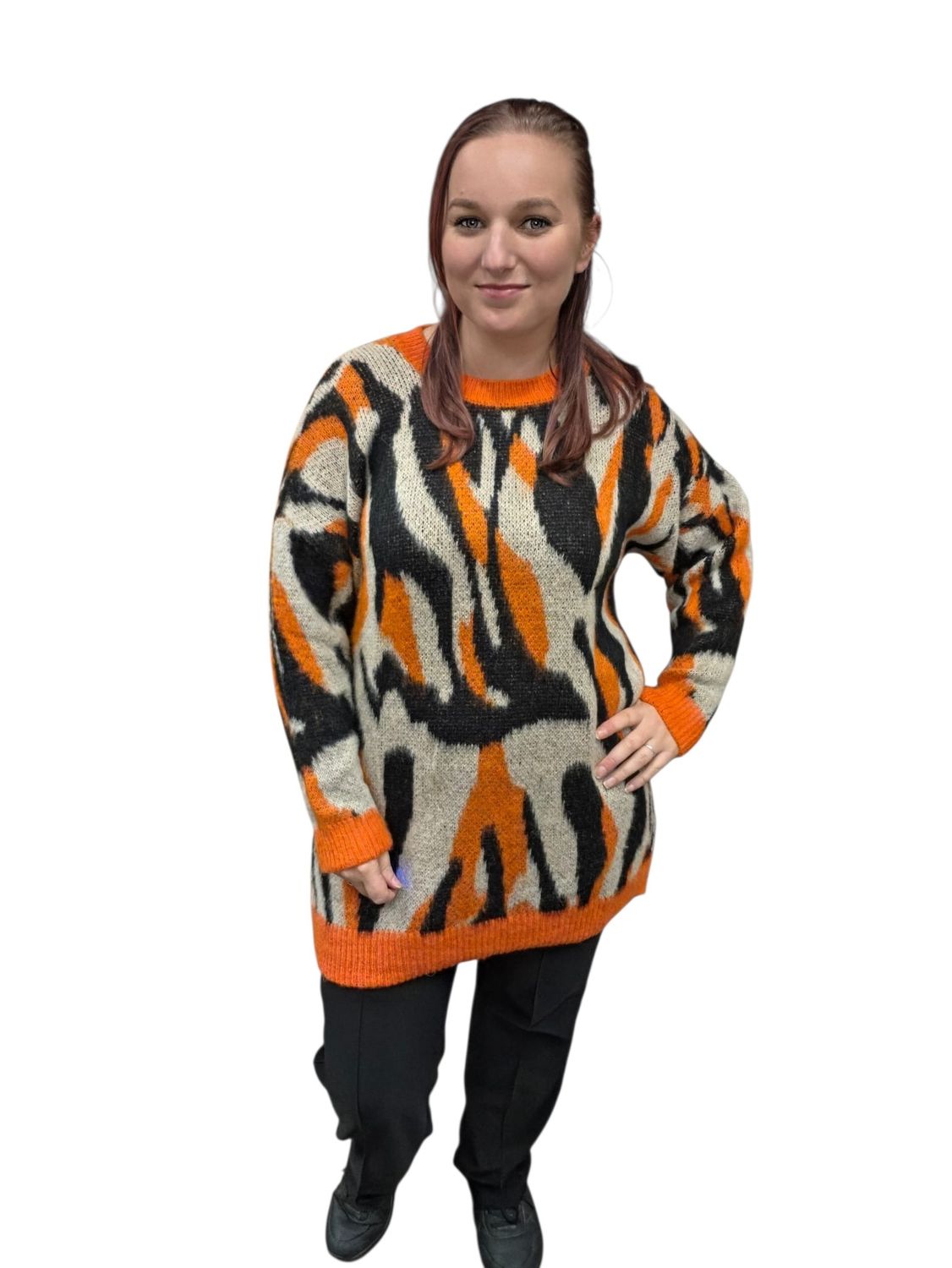 Nieuwe collectie retro trui rani one size (meerdere kleuren) Nieuwe collectie retro trui rani one size (meerdere kleuren)