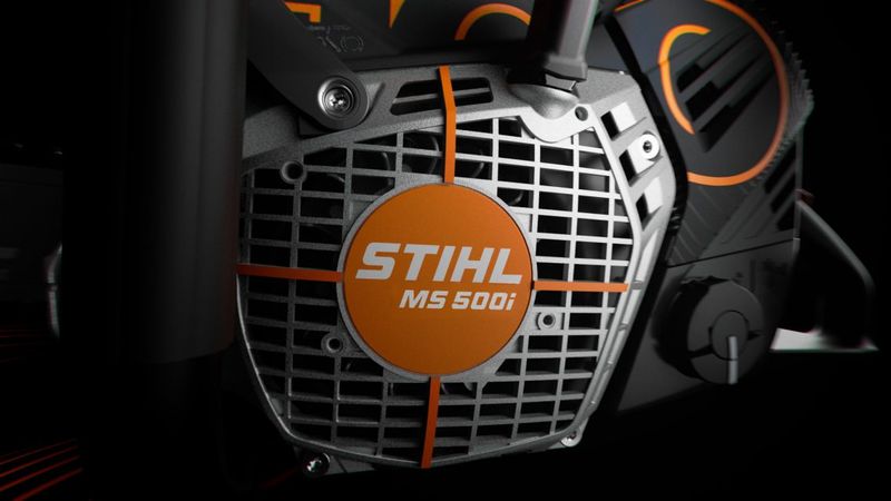 STIHL MS 500i Centennial Edition Nahaufnahme Anwurf