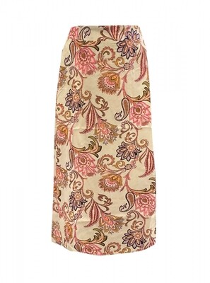 E1 22-031 Skirt Juliette Paisley Print E1 22-031 Skirt Juliette Paisley Print