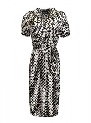 E2 22-035 Dress Pia Piqué Off White E2 22-035 Dress Pia Piqué Off White