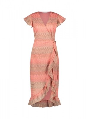 Crochet-Pes-22-1 Rosy Midi Dress roze
