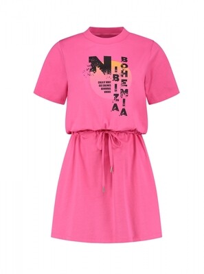 N 5-934 2203 Sunset T-dress roze