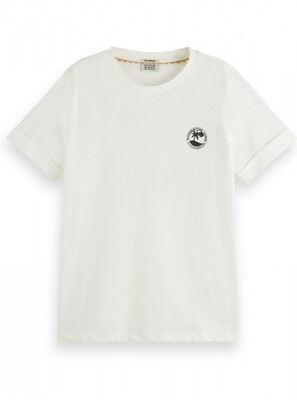 166202 Relaxed fit t-shirt graphic off white