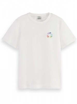 167885 Regular fit t-shirt artwork off white