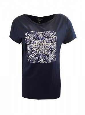 E1 22-041 T-shirt Intuition Navy E1 22-041 T-shirt Intuition Navy