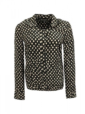 E1 22-013 Blouse Roxy Dot Off White E1 22-013 Blouse Roxy Dot Off White