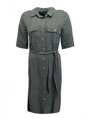 E2 22-008 Dress Juna Long Army Green E2 22-008 Dress Juna Long Army Green