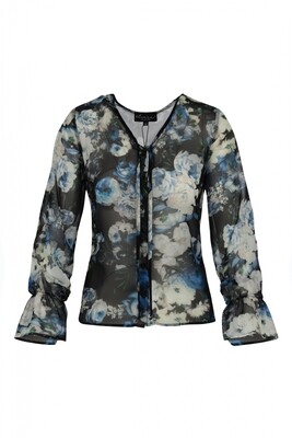 E4 22-019 Blouse Kyra Floral Print E4 22-019 Blouse Kyra Floral Print