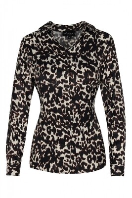 E4 22-030 Blouse Vivian Leopard Print E4 22-030 Blouse Vivian Leopard Print