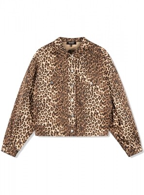 Jacket Bloom Leopard Denim