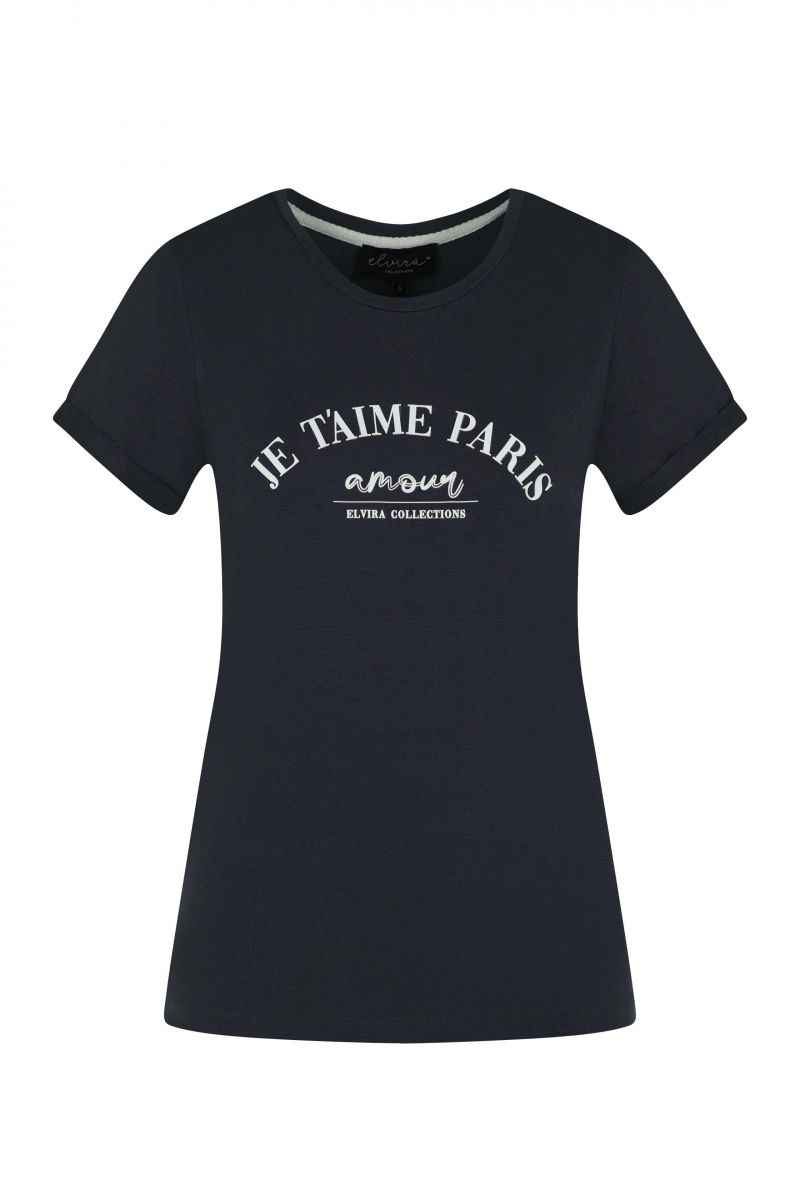 T-shirt Paris Navy, Size: L