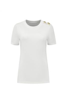 Button T-shirt Off White