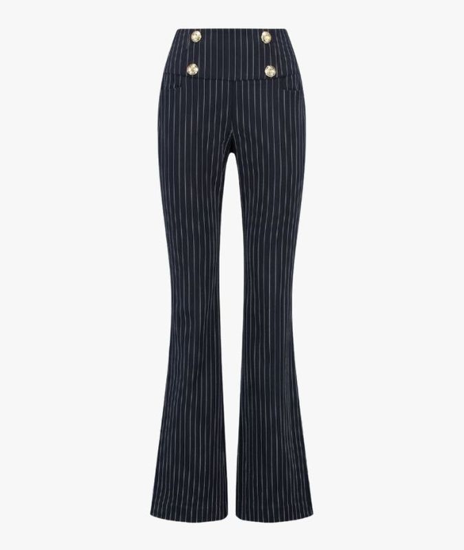 Broek Ellis Pinstripe Navy