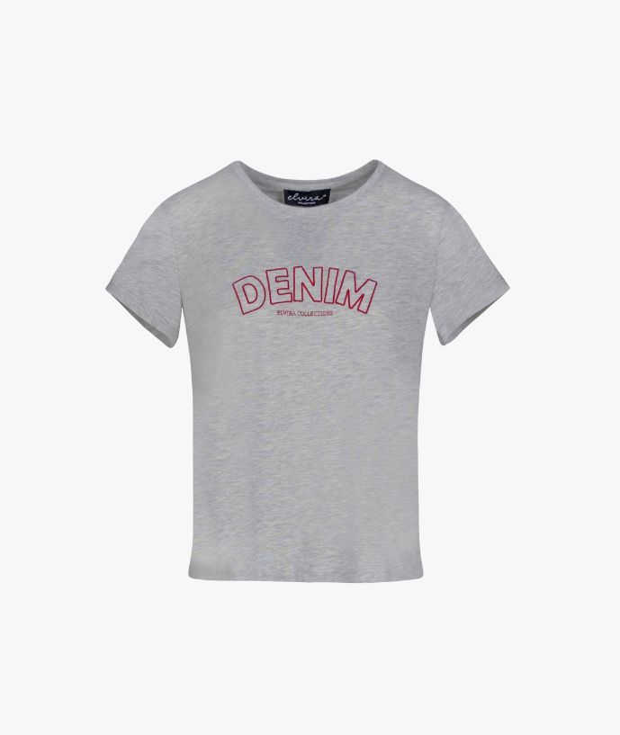 T-Shirt Denim Grey Melange