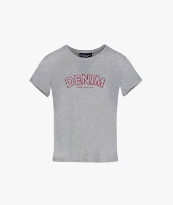 T-Shirt Denim Grey Melange