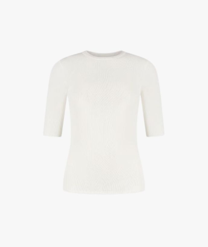 Jolie ss top off white
